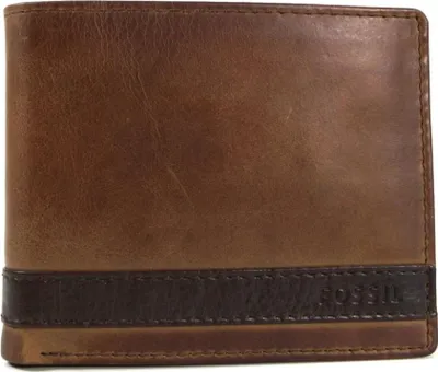 Immagine prodotto di FOSSIL Pelle portafoglio Quinn Coin Pocket Bifold Brown marrone