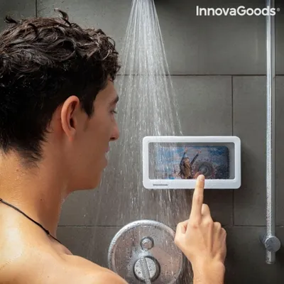 Produktbild von GKA Wasserdichte Schutzhülle Smartphones für Dusche und Badewanne mit Wandhalterung Hülle Handy