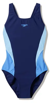 Produktbild von SPEEDO Colourblock Muscleback Damen Badeanzug Marineblau/Blau Marineblau/Blau 40