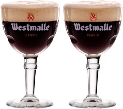Produktbild von Westmalle Trappistenbiergläser - 330 ml - 2 Stück