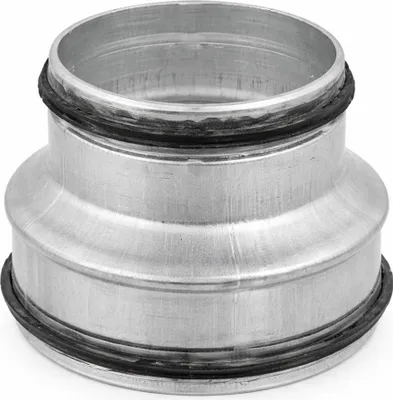 Produktbild von Wickelfalzrohr Reduzierstück symmetrisch mit Dichtung verzinkt Ø 160 mm auf 150 mm