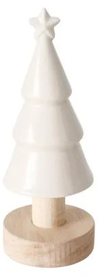 Obrázok produktu pre Vianočný stromček z kameniny na stojane, 15 cm