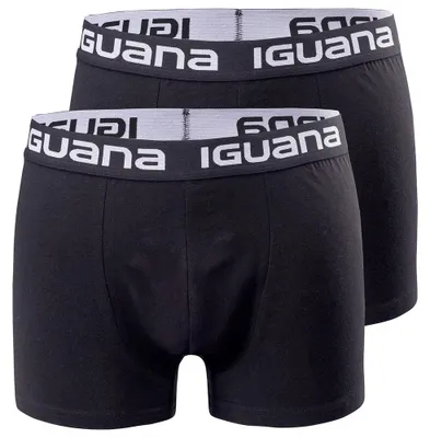 Produktbild von Iguana - "Melvo" Boxershorts für Herren(2er-Pack) IG5619 (XL) (Schwarz)