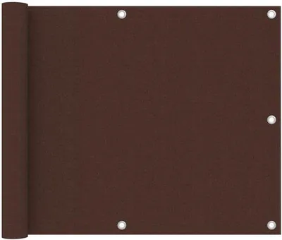 Productafbeelding van Balkonbescherming Inkijkfilter Windscherm Bruin 75x300 cm Waterdicht Oxford Stof