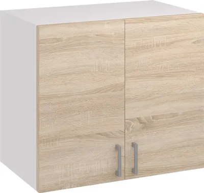 Produktbild von Roe Furniture | Küchenhängeschrank 80 cm - HellSonoma - Hellbraun - Küchenhängeschränke - Küchenzeilen - Küchen Hängeschrank - Küche - G80