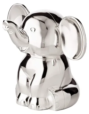 Produktbild von Spardose Elefant (Höhe 11 cm), versilbert, antikorrosiv