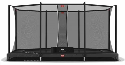 Produktbild von BERG Bodentrampolin Ultim Favorit InGround 410 + Sicherheitsnetz Comfort Grau