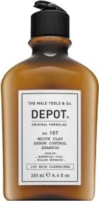 Obrázek produktu pro Depot, 100 Hair Cleansing No. 107, Kaolin, Hair Shampoo, For Regulation Of Excessive Sebum, 250 ml