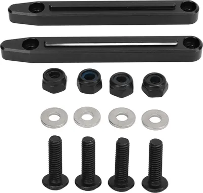 Immagine prodotto di Barre portatutto RC, in lega di alluminio, pezzo di ricambio leggero, guida di ricambio per ARRMA 1/7, nero