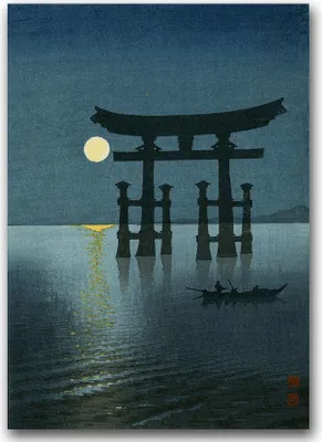 Produktbild von Poster - Canvas - Leinwand - 59,4 cm x 84,1 cm - Fotoposter - Leinwandkunst - Shichiri Strand in Soshu