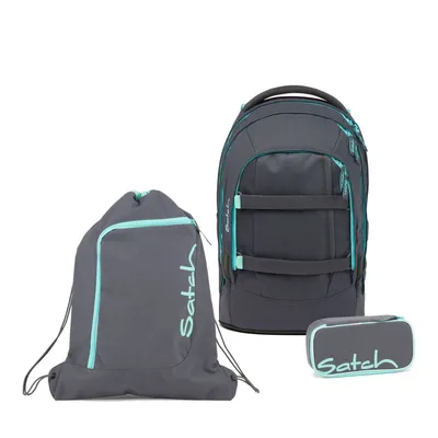 Produktbild von Satch Pack Mint Phantom Schulrucksack Set 3tlg.
