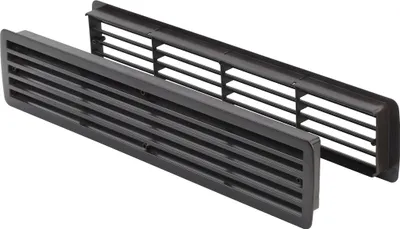 Produktbild von Lüftungsgitter Türlüftung Kunststoff Rustikal paarweise 457mm x 92mm