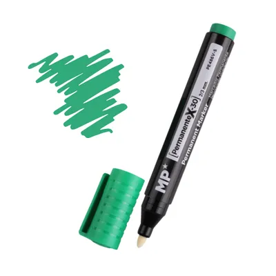 Zdjęcie produktu dla Marker permanentny PE486-4 zielony 2-3mm do CD, DVD, PX30, 1 szt.