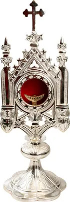 Produktbild von Monstranz versilbert H 38 cm