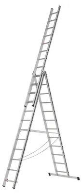 Produktbild von Hymer Alu-Pro, Mehrzweckleiter, dreiteilig, 3x12 Sprossen