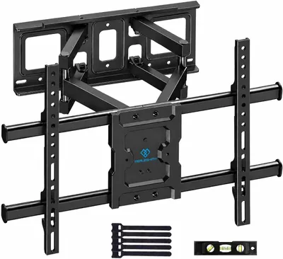 Productafbeelding van Beugel - Voor 37-85 Inch TVs tot 60 kg - Draaibaar Kantel en Uitschuifbare TV Muurbeugel 55 65 Inch - Max. VESA 600x400 mm PSPILFK1