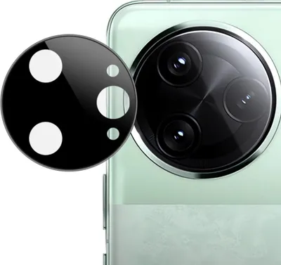 Produktbild von Xiaomi Poco F7 Ultra Kamera Objektivschutz - IMAK 9H Panzerglas - Schwarz