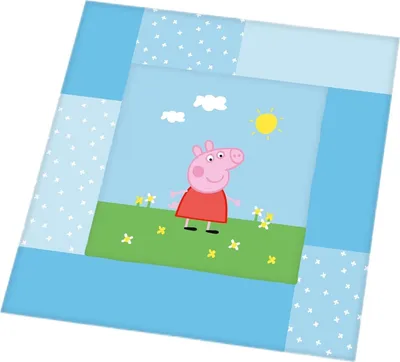 Produktbild von Krabbeldecke Peppa Pig Mehrfarbig, 115 x 115 cm
