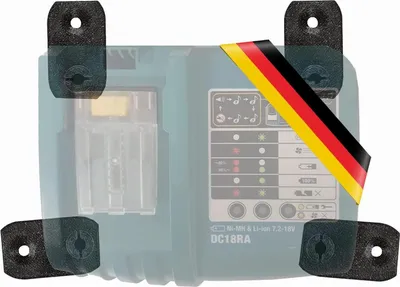 Produktbild von Halter Wandmontage passend für Makita Akku Ladegerät DC18RA DC18RC Wandhalterung Zubehör