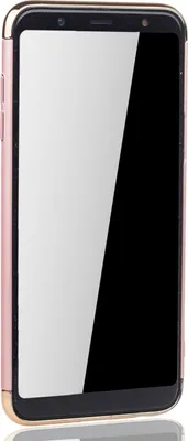 Produktbild von Handy Hülle Schutz Case für Samsung Galaxy A6 Plus 2018 Bumper 3 in 1 Cover Chrom Rose Gold