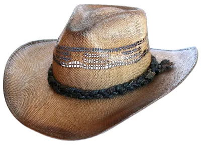 Produktbild von Westernhut Cowboy Biker Strohhut »TICO« Braun