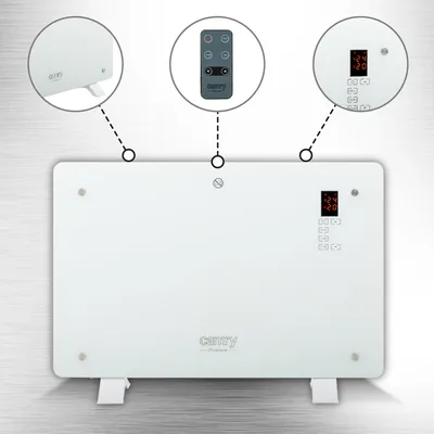 Produktbild von Camry Premium CR 7721, Elektrischer Konvektor-Raumheizer, 24 h, Drinnen, Flur, Weiß, LCD