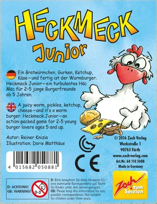 Obrázek produktu pro Zoch Heckmeck Junior 601105088 - Hra s kostkami pro děti od 5 let