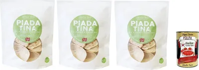 Produktbild von 3x Figuli' -Rosmarin-Piadatina 100g + Italian Gourmet polpa 400g