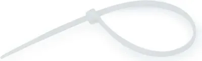 Produktbild von Kabelbinder 200/2,5 mm, weiß, 100 Stück