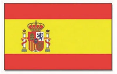 Spanien-Flagge 90 x 150 cm, Polyester, mit Metallösen
