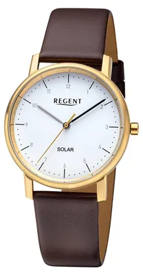 Produktbild von REGENT Damenuhr F1555 Edelstahl Solarwerk