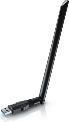 Produktbild von Aplic WLAN Adapter 1200MBit/s - 2,4Ghz + 5Ghz - Dual Band - 5 dBi antena zewnętrzna - Mini WiFi Stick 1200 MBit/s - Wireless LAN - USB 3.2 Gen.1 Network Dongle - For PC Desktop Laptop - also Windows