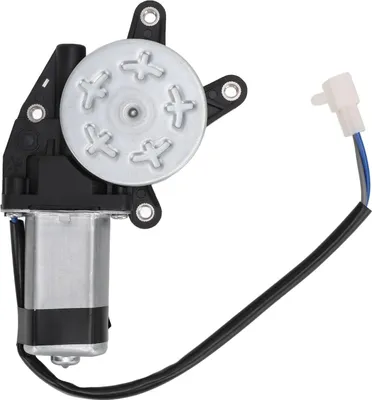 Productafbeelding van 2-polige elektromotor voor het openen en sluiten van ramen, geschikt voor auto's met 4 of 5 deuren, model Forester, bouwjaar 2002 tot 2008, voor de voorste rechterdeur. Artikelnummers: 61188SA001, 61188FE001, 742-803