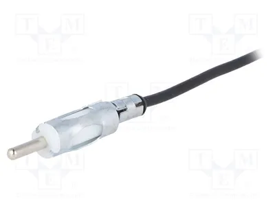 Image de 1 x connecteur droit, avec câble DIN, mâle, pour antennes, longueur 0,3 m. Connecteurs et adaptateurs