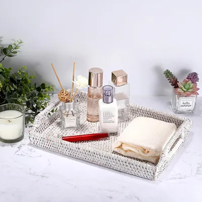 Image de Rotan Dienblad - Décoratif et fonctionnel - 1 pièce - Naturel