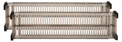 Produktbild von Verstellbarer Schubladeneinteiler, transparenter Schubladenorganizer, erweiterbarer Schubladentrenner für Kleidung, Babyutensilien, Besteck, Schlafzimmer- und Küchenschubladenorganisation