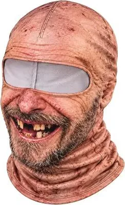 Produktbild von Lustige Sturmhaube Für Motorrad, Damen & Herren, 3D-Skimaske, Atmungsaktiv, Winddicht, Unisex, Sport, Karneval Halloween