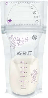 Produktbild von Philips AVENT SCF603/25 Muttermilchbeutel, China, Polyethylenterephthalat, 180 ml, 25 Stück(e), 99 mm, 256 mm