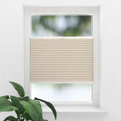 Obrázek produktu pro Plisé žaluzie denní SOLUNA dvouvrstvé béžová 70x130 cm