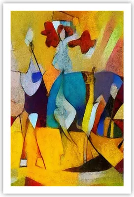 Produktbild von Poster - Poster ohne Rahmen - Abstraktion modern - 61x91,5 cm - Wand Bild - Wanddeko - Wandbilder - Kunstposter - Wandposter - Bilder - Kunstdruck - Wanddekoration - Wandbild - P2XPA61x91-3455