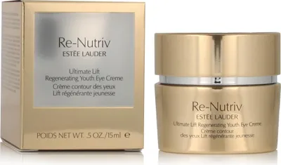 Produktbild von Estée Lauder Re-Nutriv Ultimate Lift Regenerating Youth Eye Creme, Augencreme, Frauen, Mischhaut, normale Haut, Aufhellend, Kräftigend, Anheben, Verstärkung, Topf, Water\Aqua\Eau, Cyclopentasiloxane, Butylene Glycol, Glycerin, Dimethicone,...