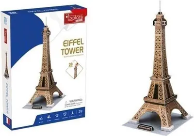 Obrázek produktu pro 3D puzzle Eiffelova věž, 39 dílků