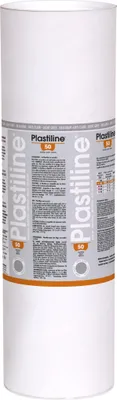 Produktbild von Plastiline Plastiline, 10kg, Härtegrad 50 - Hellgrau 10650T