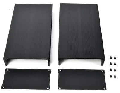 Produktbild von Aluminium Projektbox für DIY Elektronik 55x106x200mm