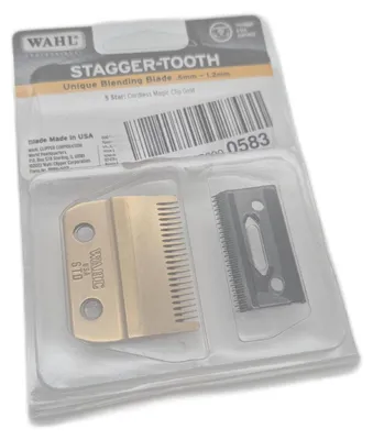 Produktbild von WAHL Klinge Rasierzubehör Gold Stagger Zahnklinge 0 5 1 2 mm Präzisionsgeschliffen für beste Schnitteffizienz