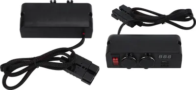 Obrázek produktu pro Adaptér do autozapalovače, 2 USB konektory, napětí, digitální displej, napájecí zdroj, baterie