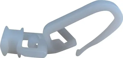 Produktbild von rewagi 10 Stück Gleiter mit beweglichen Faltenhaken Laufnut: 4mm KOWA