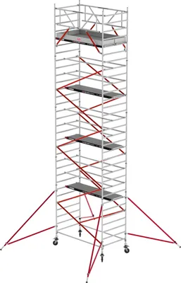Produktbild von Altrex Fahrgerüst RS Tower 52 Aluminium mit Holz-Plattform 10,20m AH 1,35x1,85m