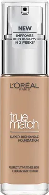 Produktbild von L'Oreal Paris, True Match, Liquid Foundation, 9.5 W, Mahogany, SPF 17, 30 ml
