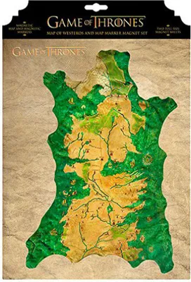 Immagine prodotto di Dark Horse Game Of Thrones Westeros Mappa magnetica multicolore Taglia unica
